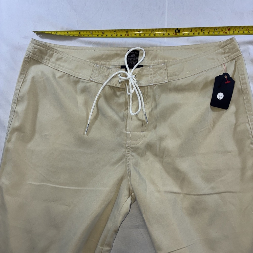 Athleta Tan Khaki Wide Leg Board Pants Lace Up Drawstring Size 10 Style 35392 - Picture 2 of 12
